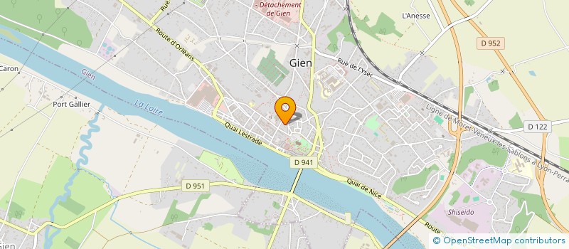 localisation de l'entreprise SCI SP 45 à POILLY-LEZ-GIEN