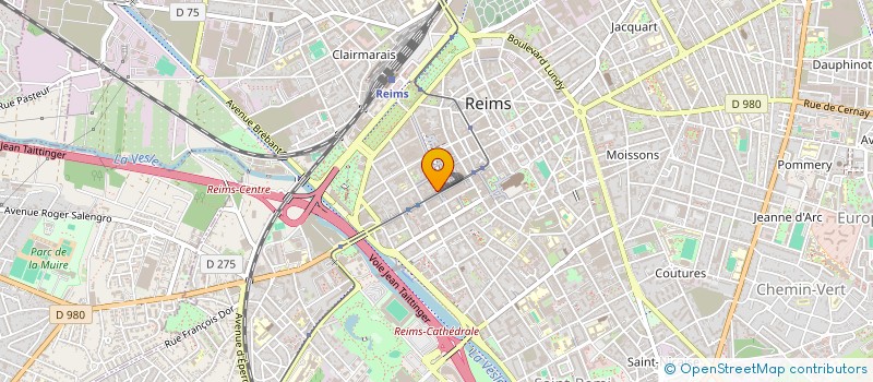 localisation de l'entreprise SCI SP  REIMS