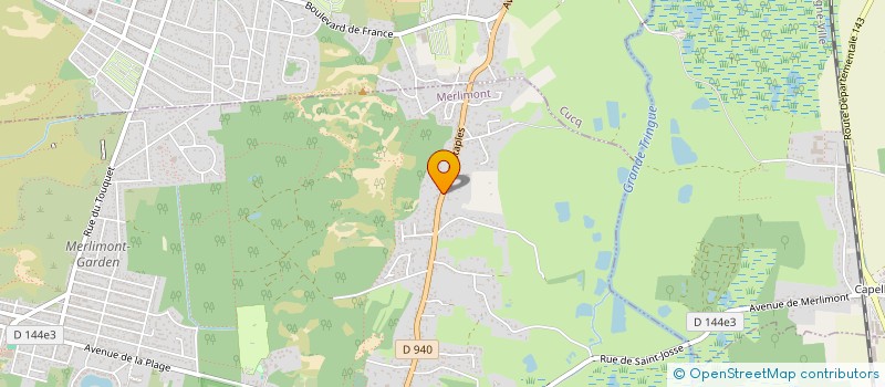 localisation de l'entreprise SCI SP INVEST  MERLIMONT