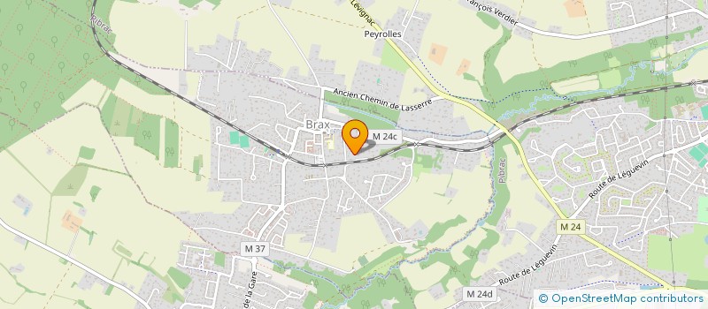 localisation de l'entreprise SCI SP PATRIMOINE  BRAX