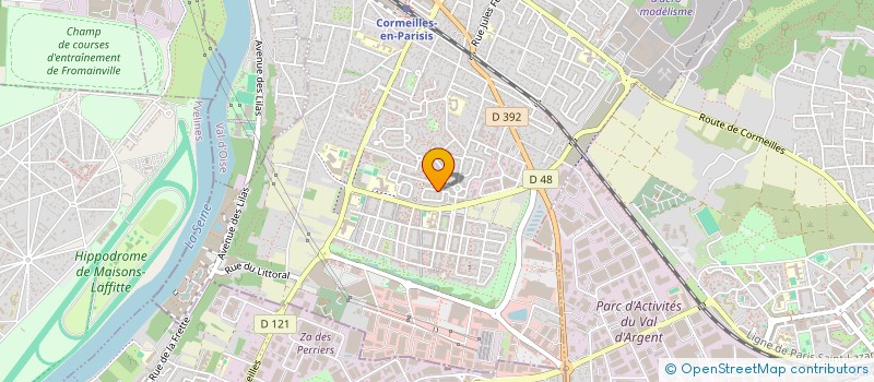 localisation de l'entreprise SCI SP1  CORMEILLES-EN-PARISIS