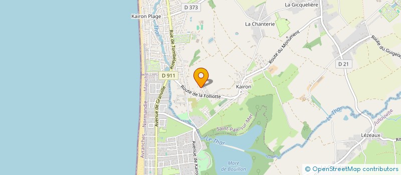 localisation de l'entreprise SCI SP2M  SAINT-PAIR-SUR-MER