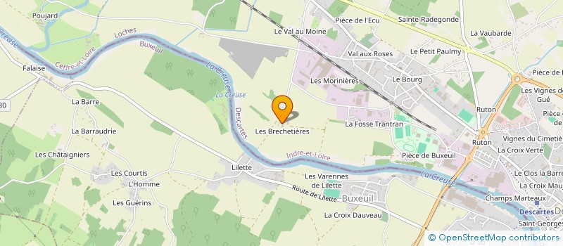 localisation de l'entreprise SCI SPAAC  DESCARTES