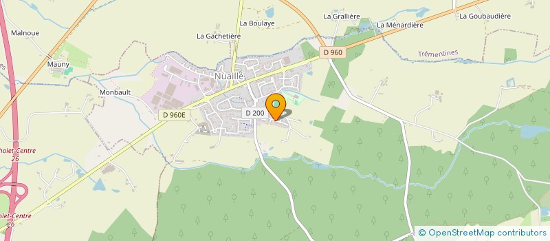 localisation de l'entreprise SCI SPAC  NUAILLE