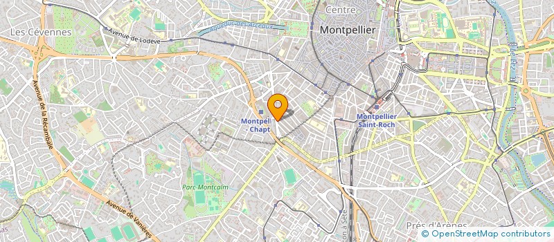 localisation de l'entreprise SCI SPACE à MONTPELLIER
