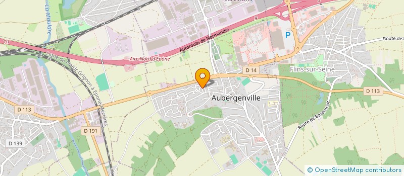 localisation de l'entreprise SCI SPACEWORK  AUBERGENVILLE