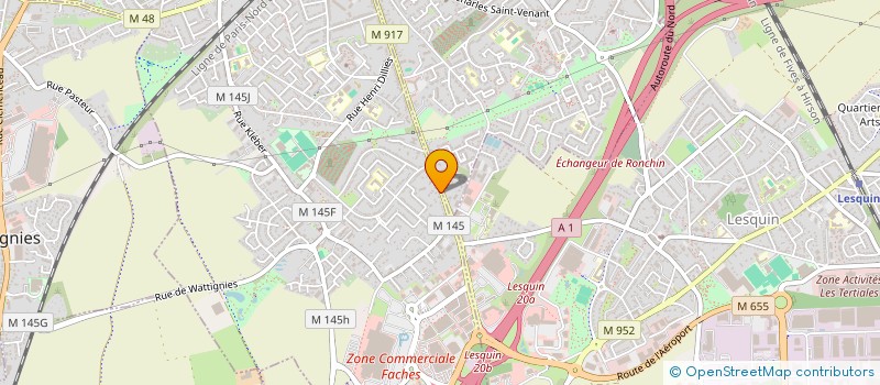 localisation de l'entreprise SCI SPACIUM  FACHES-THUMESNIL