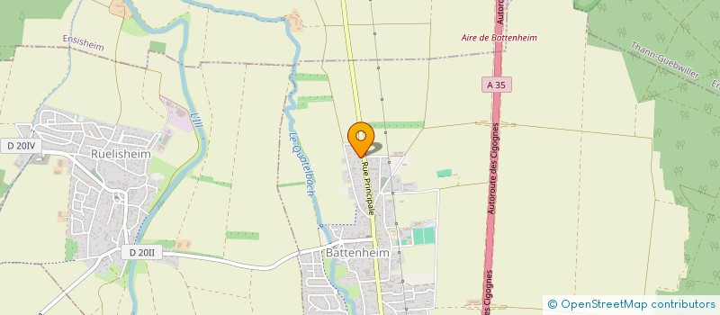 localisation de l'entreprise SCI SPAD CLEMENCEAU  BATTENHEIM