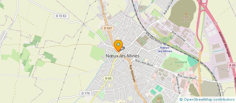 localisation de l'entreprise SCI SPADESIM  NUX-LES-MINES