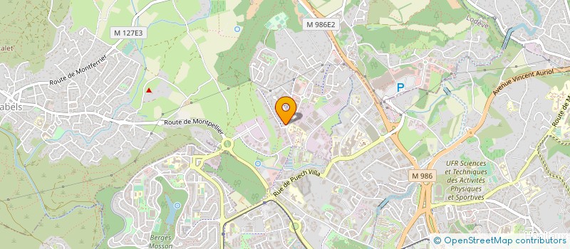 localisation de l'entreprise SCI SPAETH  GRABELS