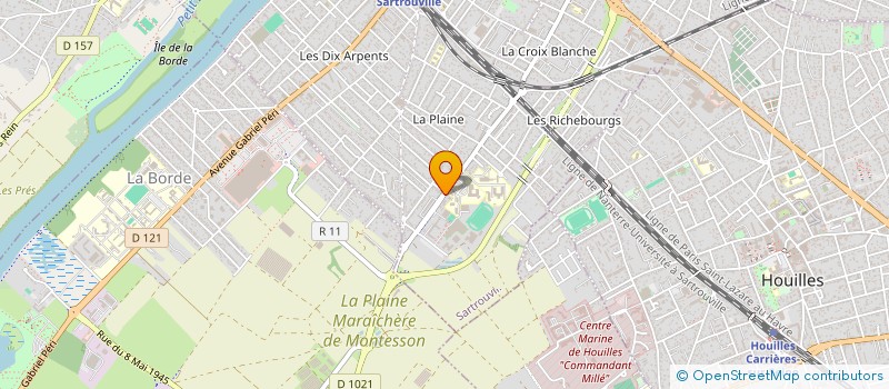 localisation de l'entreprise SCI SPAJ  SARTROUVILLE