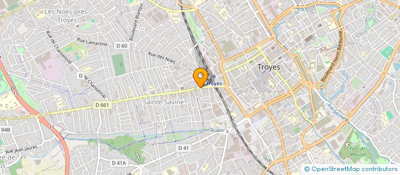 localisation de l'entreprise SCI SPAL à TROYES