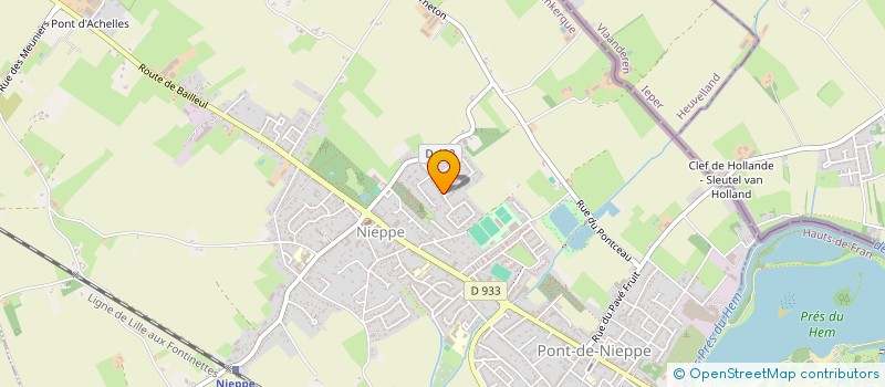 localisation de l'entreprise SCI SPAM  NIEPPE