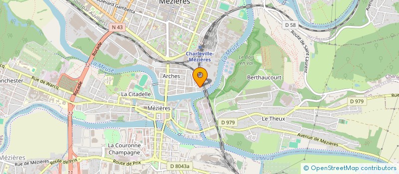 localisation de l'entreprise SCI SPAMIG  CHARLEVILLE-MEZIERES
