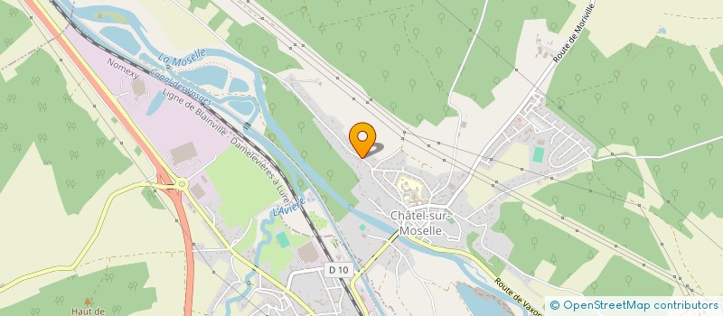 localisation de l'entreprise SCI SPAMS  CHATEL-SUR-MOSELLE