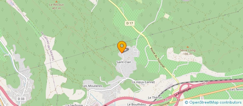 localisation de l'entreprise SCI SPAREY  LE CANNET-DES-MAURES