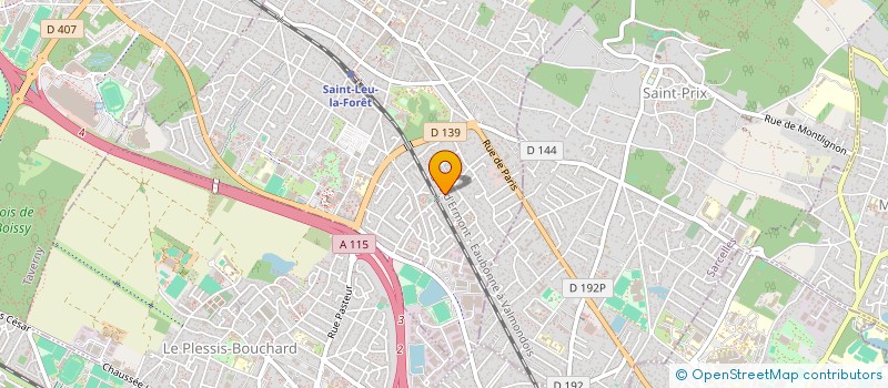 localisation de l'entreprise SCI SPAROW  SAINT-LEU-LA-FORET