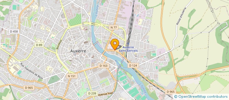 localisation de l'entreprise SCI SPARRE PLAGE à AUXERRE