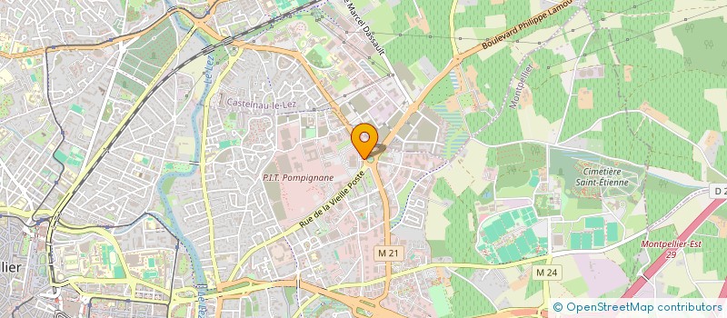 localisation de l'entreprise SCI SPARSA à MONTPELLIER