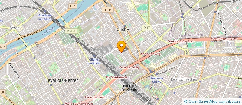 localisation de l'entreprise SCI SPARTACUS à CLICHY