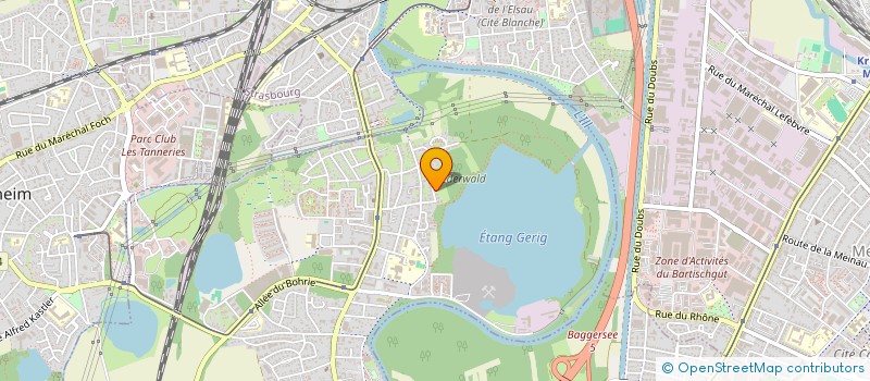 localisation de l'entreprise SCI SPARTACUS  OSTWALD