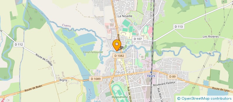 localisation de l'entreprise SCI SPARTAN IMMO  FEURS