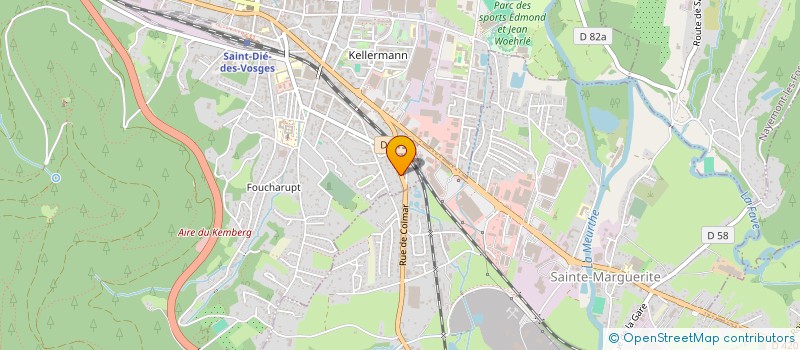 localisation de l'entreprise SCI SPATOM à SAINT-DIE-DES-VOSGES