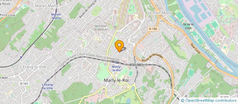 localisation de l'entreprise SCI SPATSS-CAB  MARLY-LE-ROI