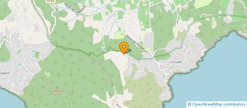 localisation de l'entreprise SCI SPAZZAVENTO à RAMATUELLE