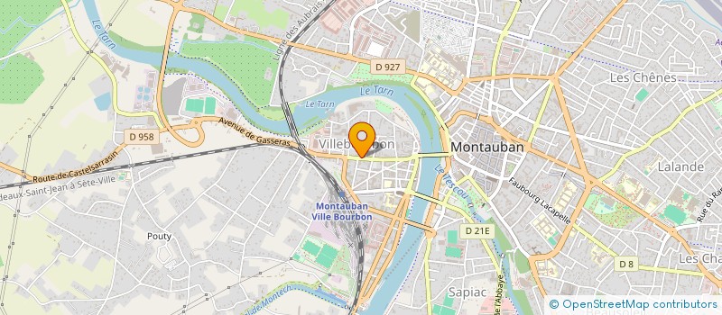 localisation de l'entreprise SCI SPB  MONTAUBAN