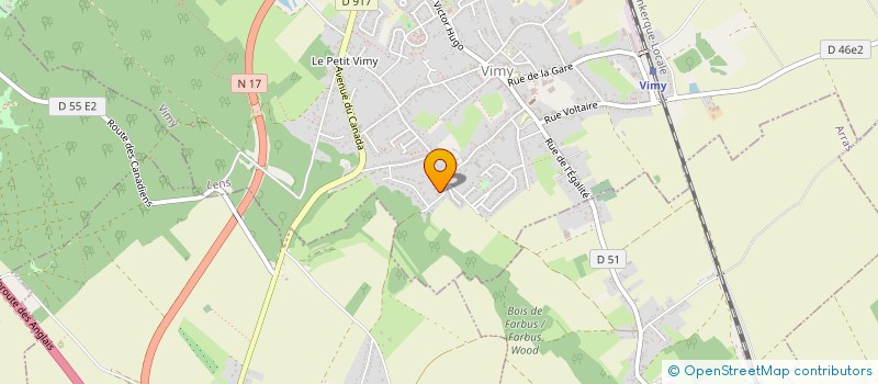 localisation de l'entreprise SCI SPB IMMO à VIMY