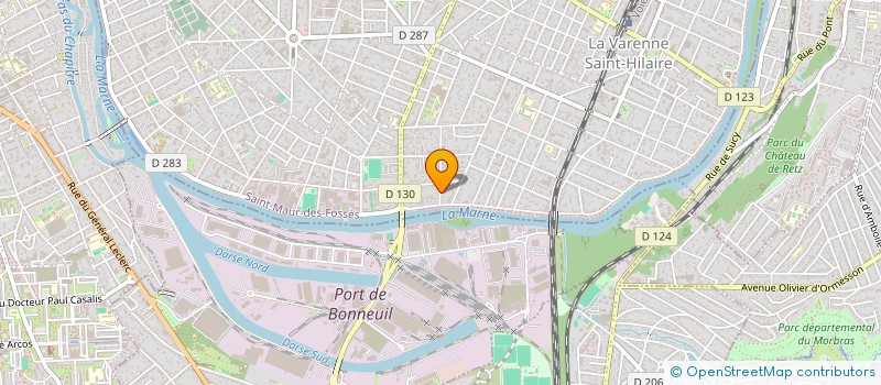 localisation de l'entreprise SCI SPCD INVEST à SAINT-MAUR-DES-FOSSES