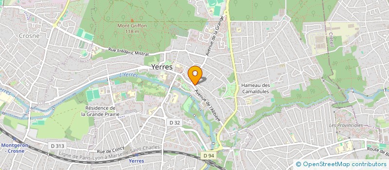 localisation de l'entreprise SCI SPCM 91  YERRES