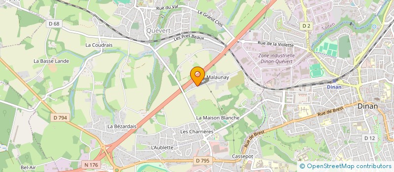 localisation de l'entreprise SCI SPDF  LE HINGLE