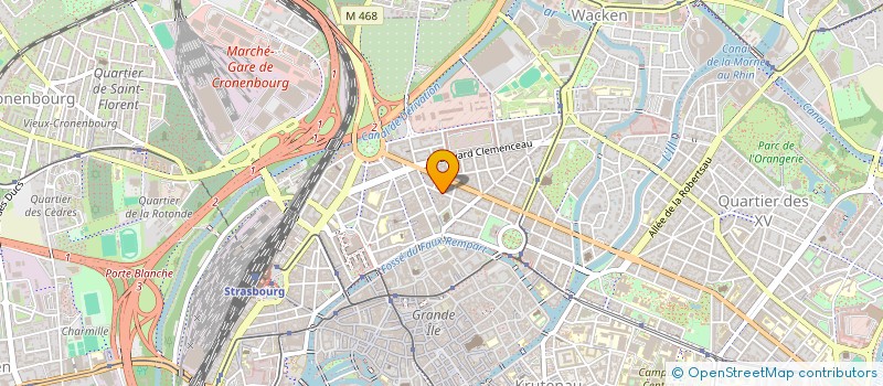 localisation de l'entreprise SCI SPE 10 RMF  STRASBOURG