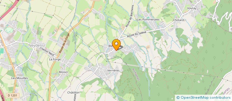 localisation de l'entreprise SCI SPEAD  ARCHAMPS