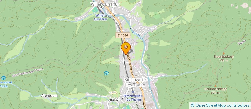 localisation de l'entreprise SCI SPECK  BITSCHWILLER-LES-THANN