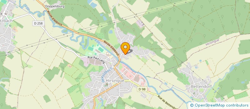 localisation de l'entreprise SCI SPECKLIN  HIRSINGUE