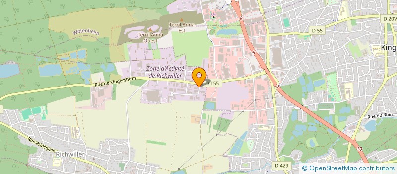 localisation de l'entreprise SCI SPECTRA IMMOBILIERE  RICHWILLER