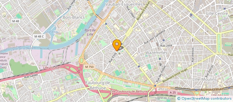 localisation de l'entreprise SCI SPECU-LOOS à LILLE