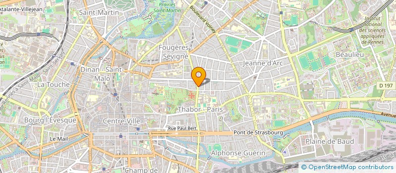 localisation de l'entreprise SCI SPEEDIE  RENNES