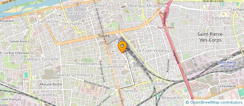 localisation de l'entreprise SCI SPEEDIMMO37  TOURS