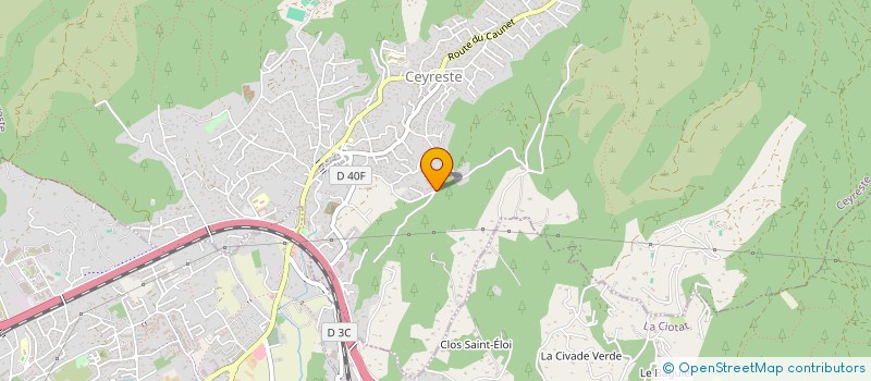 localisation de l'entreprise SCI SPEEDMAX à CEYRESTE