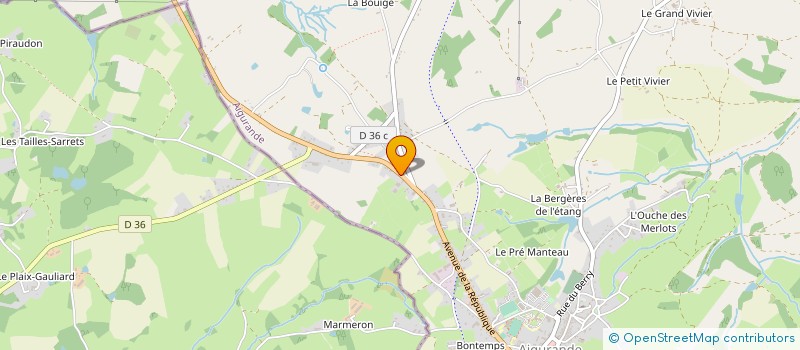 localisation de l'entreprise SCI SPELONCA à AIGURANDE