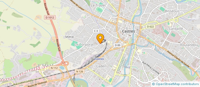 localisation de l'entreprise SCI SPERONE  CASTRES