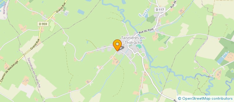 localisation de l'entreprise SCI SPF à TAISNIERES-EN-THIERACHE