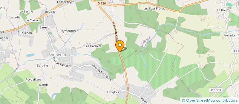 localisation de l'entreprise SCI SPG  SALLEBUF