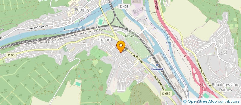 localisation de l'entreprise SCI SPGEC  FROUARD