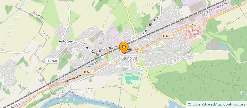 localisation de l'entreprise SCI SPGF  SAINT-VIT