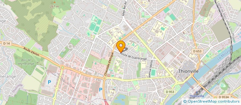 localisation de l'entreprise SCI SPH à THIONVILLE